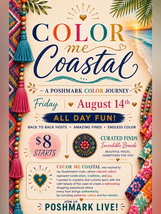 Accessories - $8 Color Me Coastal Train ✨🩷🌺☀️